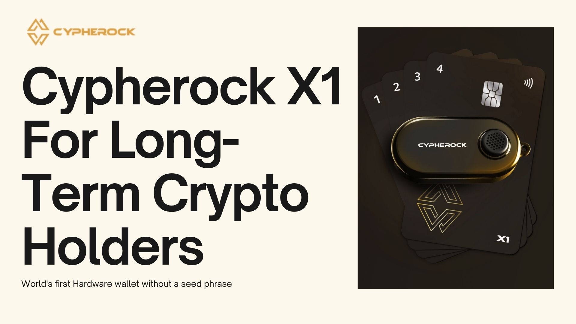 How Cypherock X1 Enhances Security for Long-Term Crypto Holders