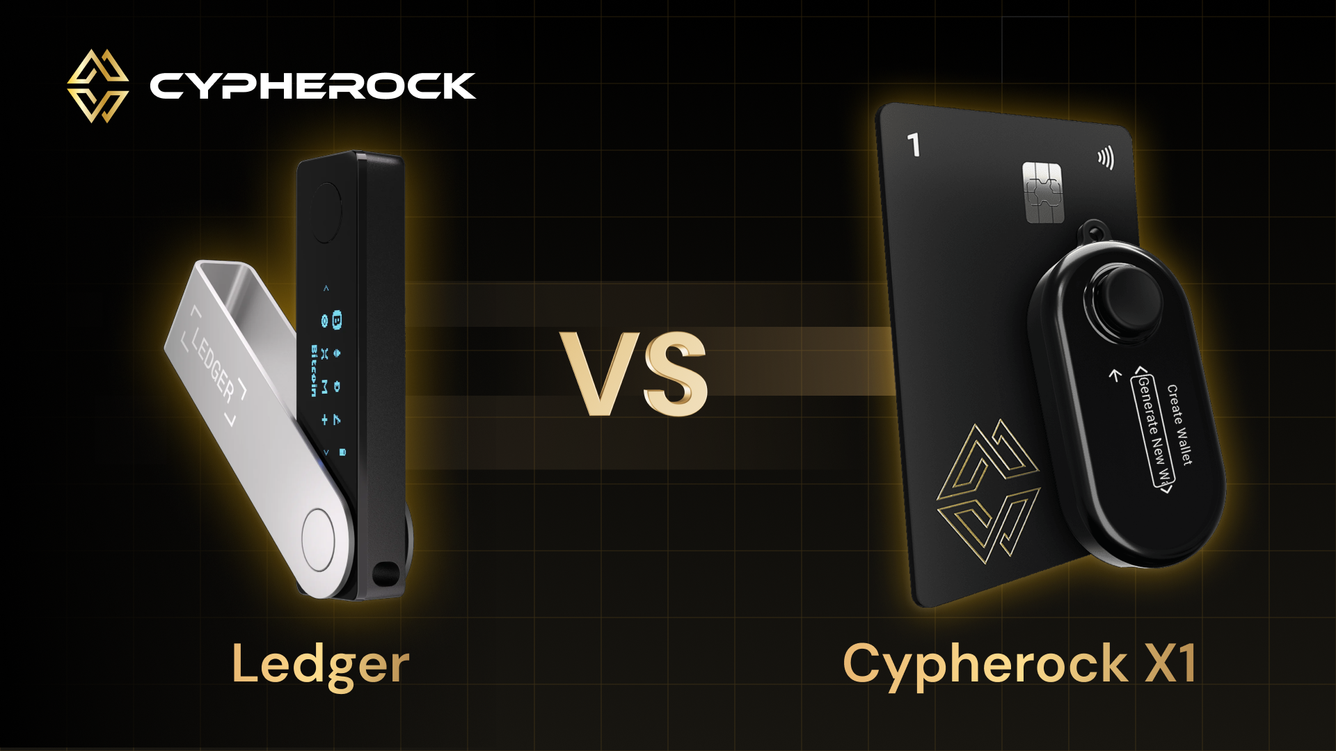 Ledger vs Cypherock X1
