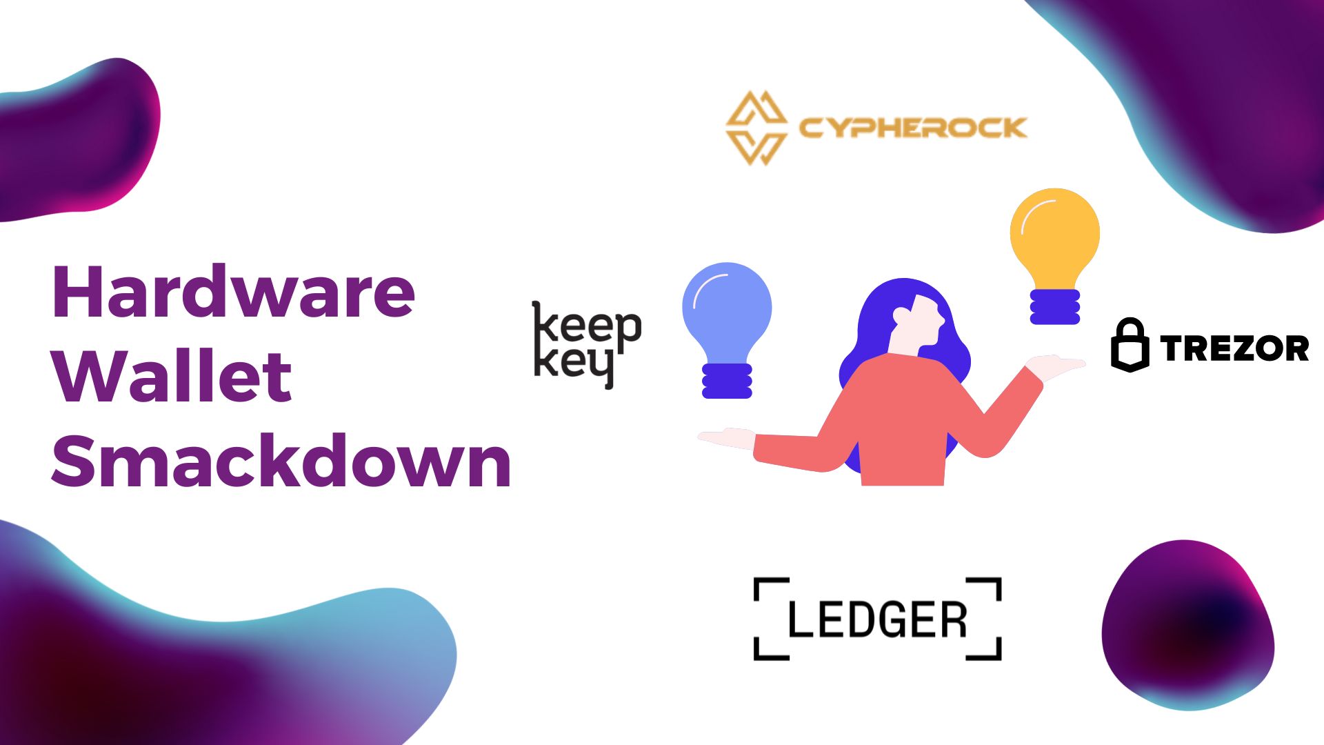 Hardware Wallet Smackdown: Cypherock vs. Ledger, Trezor and KeepKey
