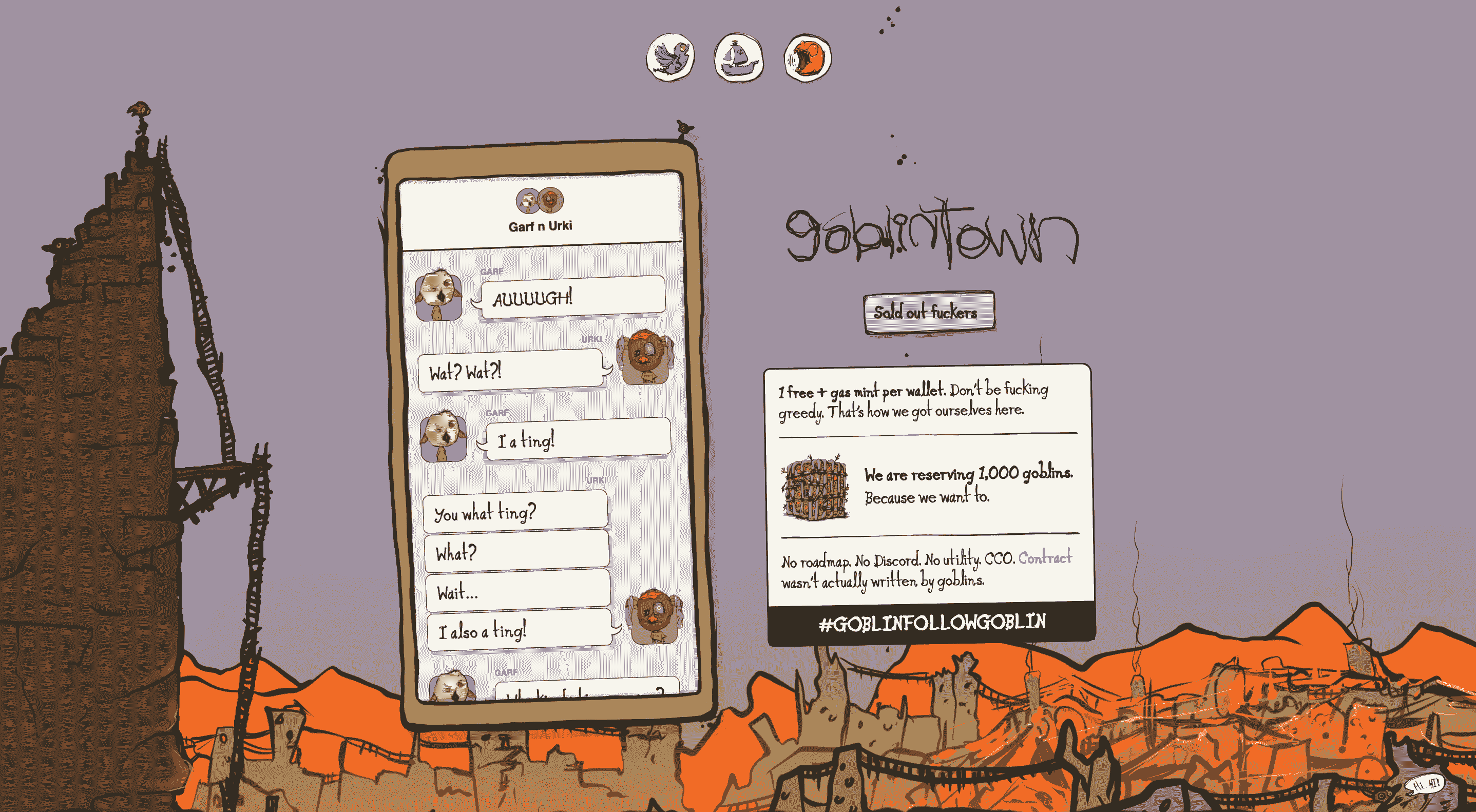 Real Goblintown NFT website