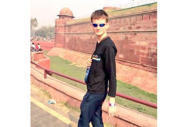 Vitalik posing in India