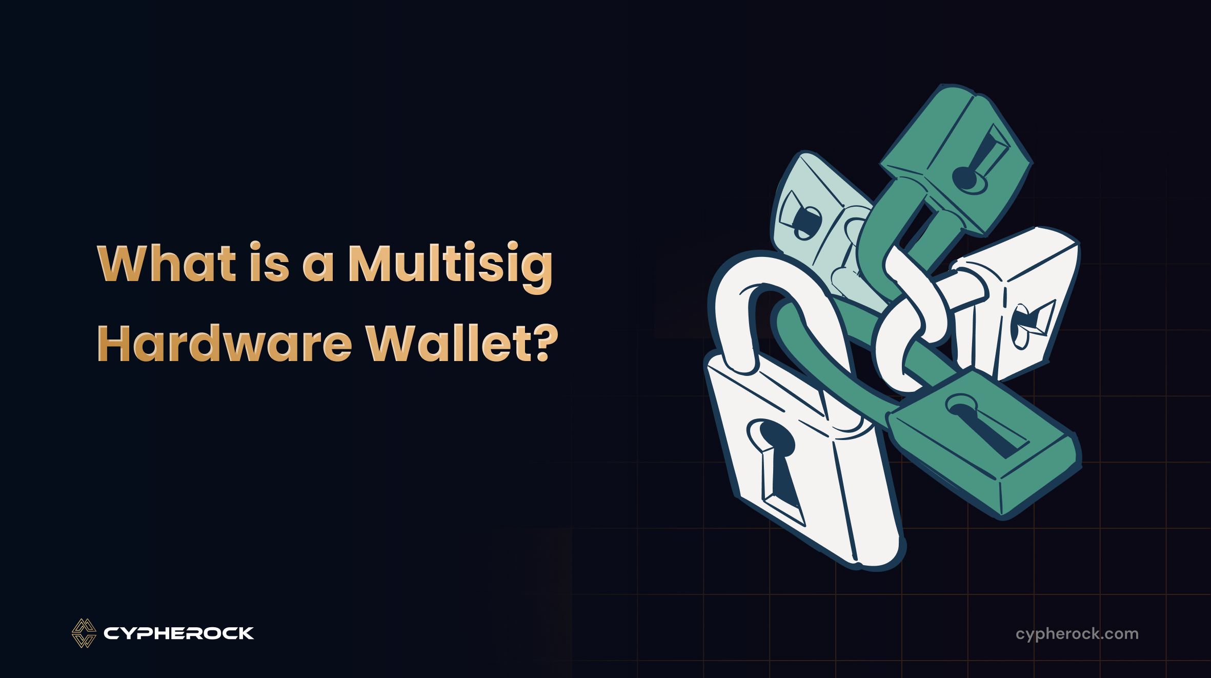 multisig hardware wallet setup diagram showing multiple keys