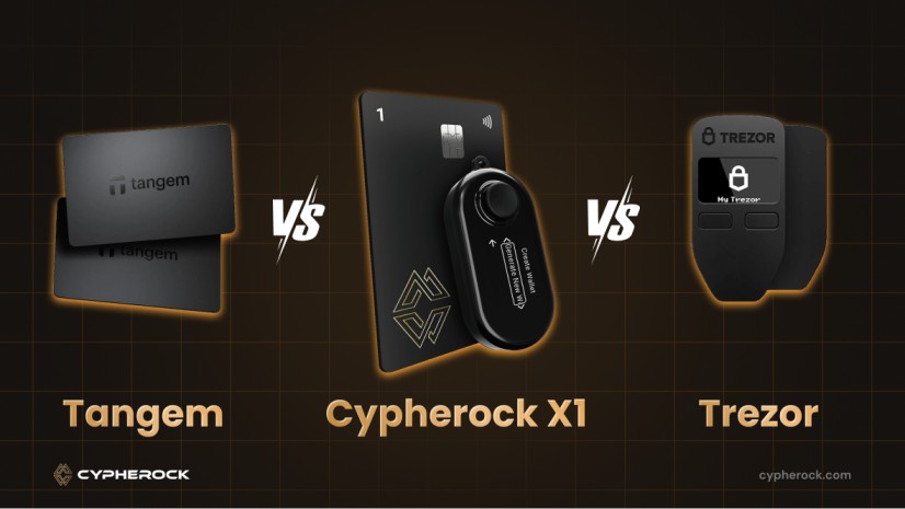 Tangem vs Trezor vs Cypherock