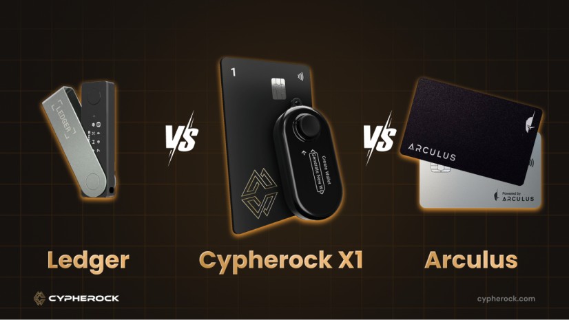 Ledger vs Arculus vs Cypherock