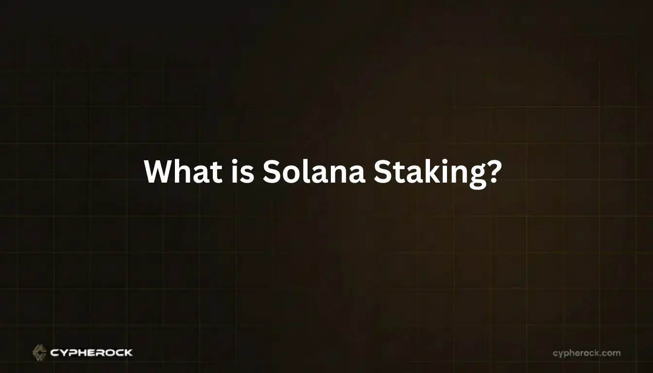 What is Solana Staking
