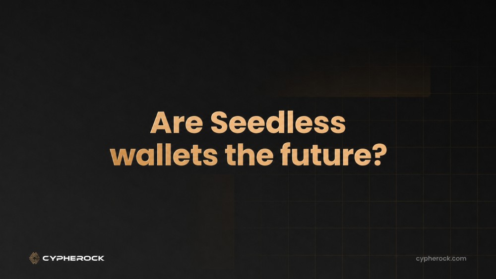 MPC vs Shamir Secret Sharing vs card-based seedless wallet comparison