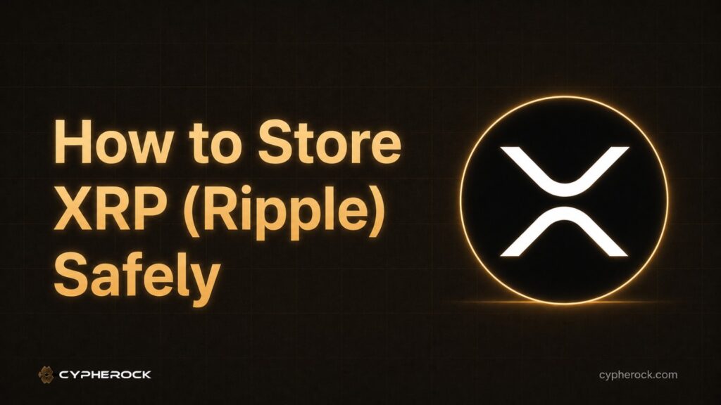 How to store XRP Ripple safely in cold storage; Cypherock guide
