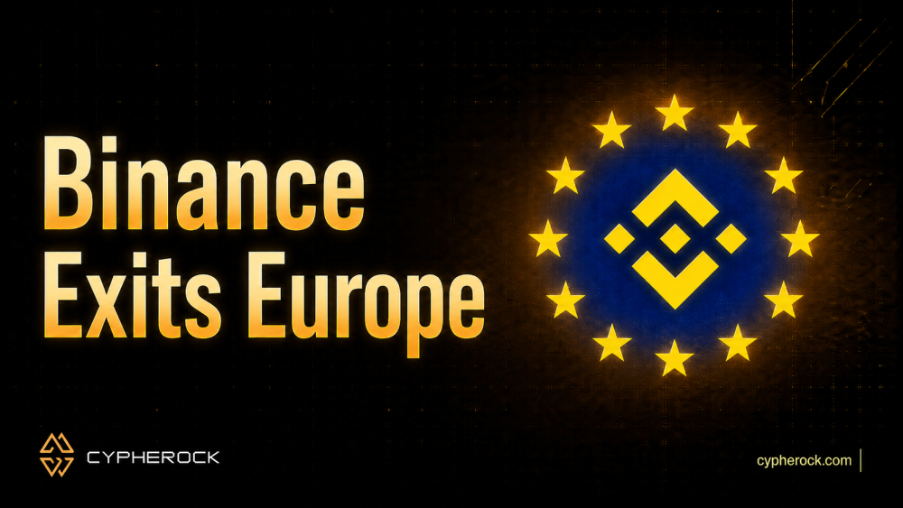 Binance EU suspension notice showing MiCA licensing deadline July 2026